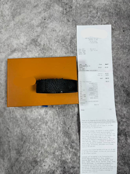 BLACK SLIM BRACELET (physical)